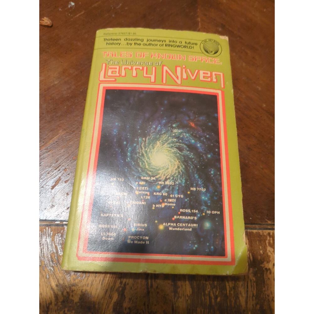 Tales of Known Space Mass Market PB Larry Niven Sci-fi Fantasy Ballantine